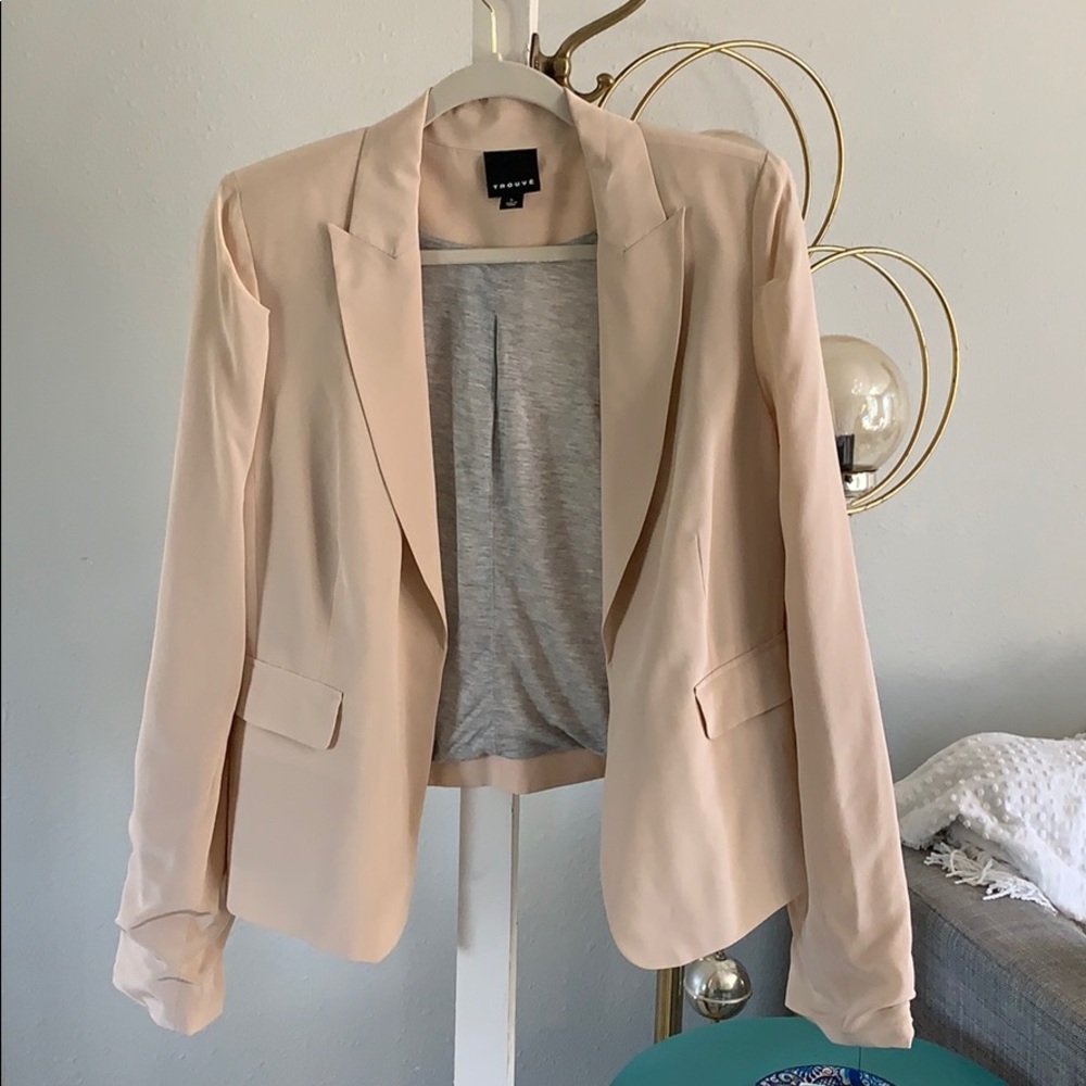 NWT Trouve silk blazer
